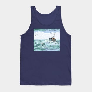 The Sailor and the Sea Tank Top